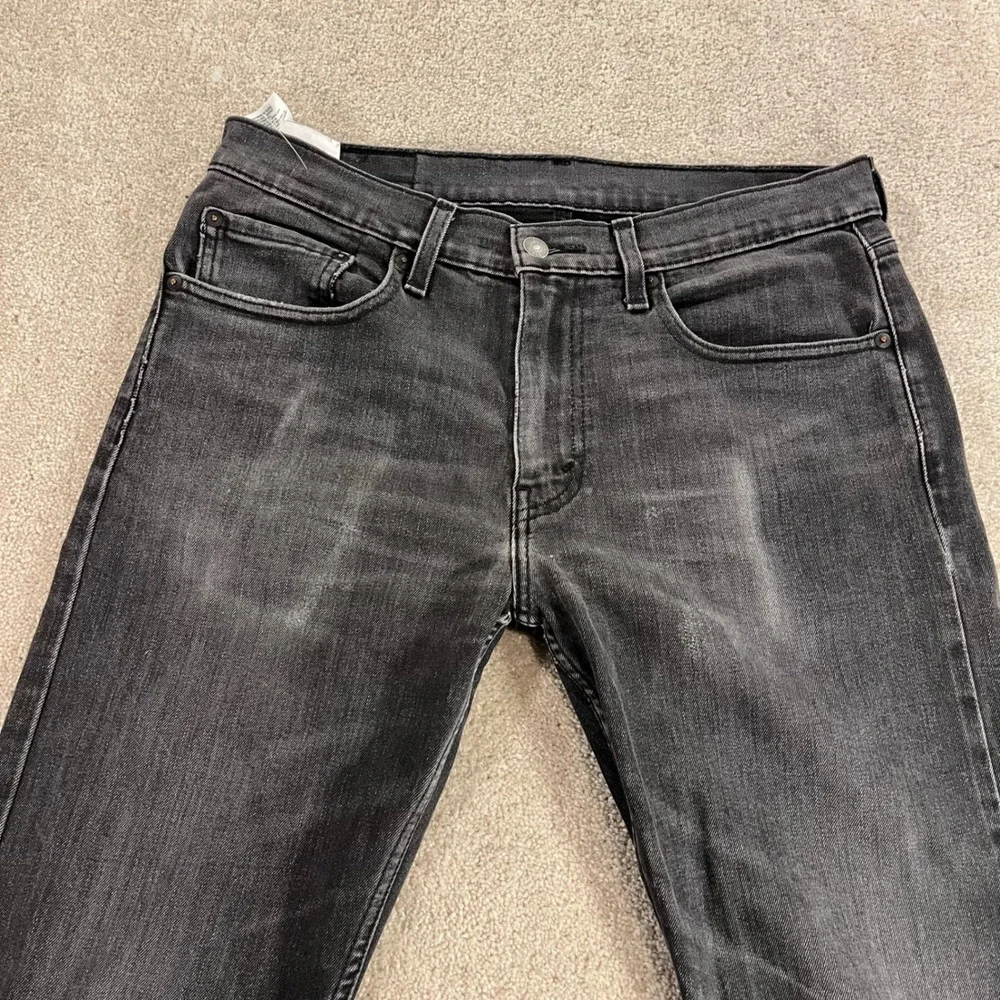 Levi's 512 Slim Fit Jeans Mens 31x32 Faded Black Stretch WaterLess